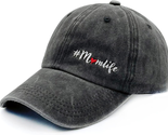 Mom Hat for Women, Washed Distressed Mom Life Baseball Cap, Gift for Mam... - £21.65 GBP