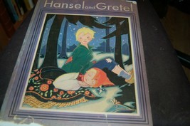 Hansel and Gretel,1931, DJ, Oversized, American Crayon Co, full color plates - £36.08 GBP
