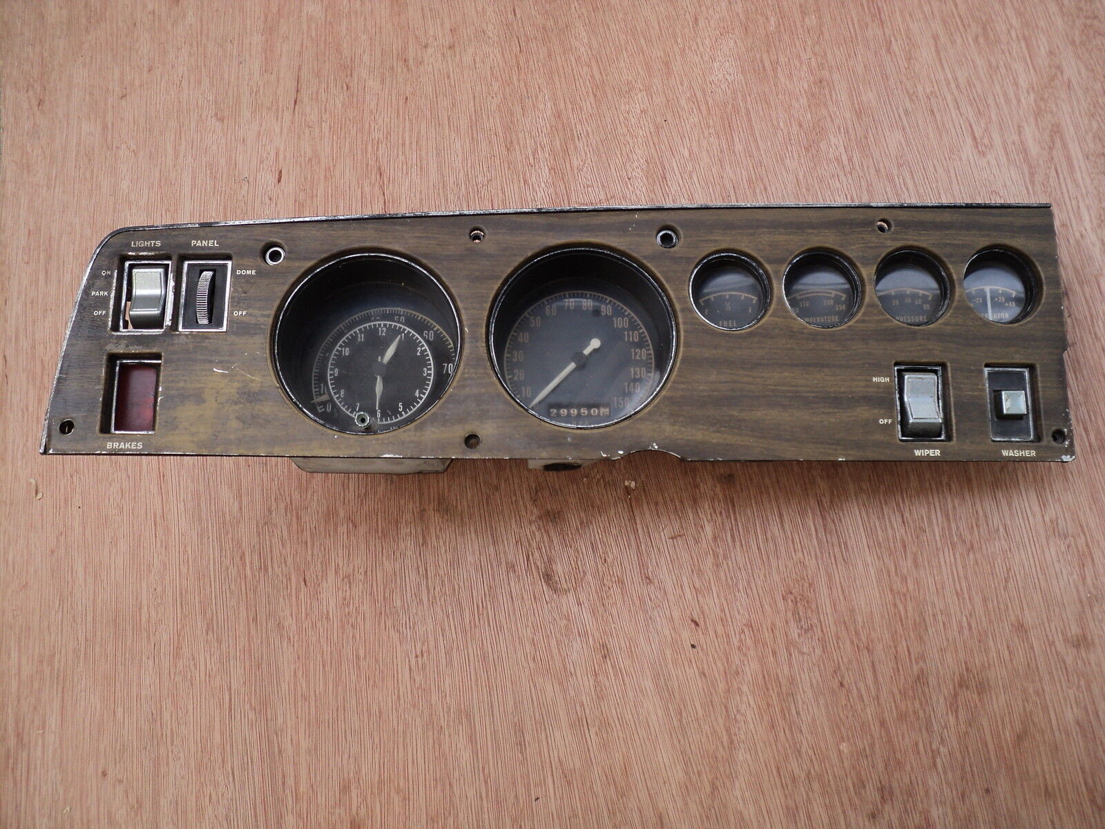 70 PLYMOUTH GTX RALLY DASH W/TACH,426 HEMI,440 SIX PACK,MOPAR - $899.00