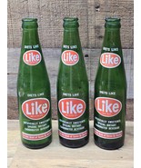 Vintage Set Of 3 DIET LIKE 7UP 12 Ounce Soda Pop Bottles - Great Condition - $472.04 MXN