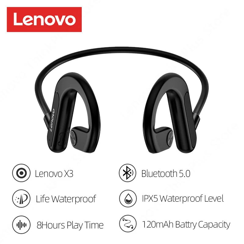  Bone Conduction Earphones X3 X4 X5 X3 Pro Bluetooth Hifi Ear-hook Wireless Head - £21.58 GBP