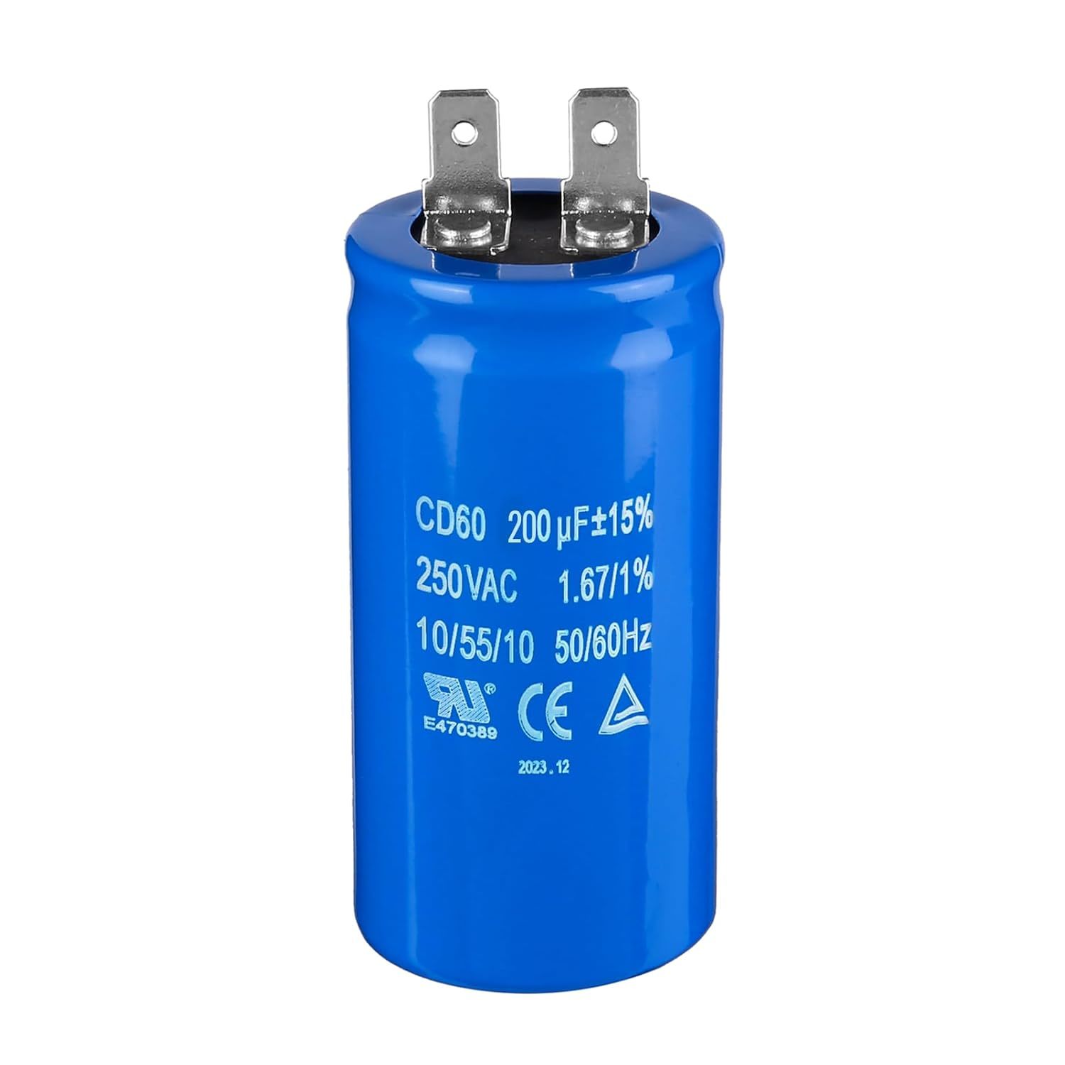 200Uf/Mfd Cd60 Motor Start Capacitor 250Vac 50/60Hz For Electric Motor S... - $35.96