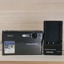Nikon Coolpix S7c 7.1MP Digital Camera - Black *GOOD/TESTED* W Charger - $59.35