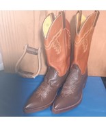 cowboy boots Mens/womens Honcho, Br soft Kangaroo L, Tan U sz:11 C   (it... - $280.50