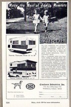 1969 Print Ad Coachmen Travel Trailers &amp; Pickup Campers Middlebury,IN - $10.04