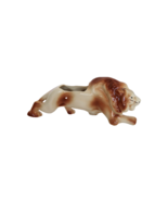 Large vintage mid century ceramic prowling lion planter - $44.99