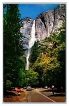 Upper and Lower Yosemite Falls Yosemite National Park CA UNP Chrome Postcard Z4 - $2.63