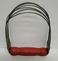 Vintage Androck Pastry Cutter Wire Blender With Red Wood Handle - USA - $8.71