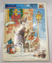 Vintage Rudolph the Red Nosed Reindeer 1989 Frame Tray Puzzle - $7.22