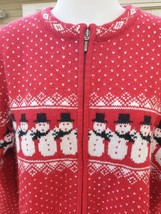 Christmas Sweater Cardigan Womens Croft &amp; Barrow Size XL - $26.59