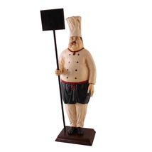 Pizza Chef With Menu Board Over Sized Statue - £1,584.35 GBP