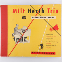 Milt Herth Trio – Organ, Piano, Drums - 1947 10&quot; 78 rpm 4x Record Book Set A-539 - $35.68