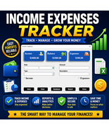 income and expenses tracker - $3.50