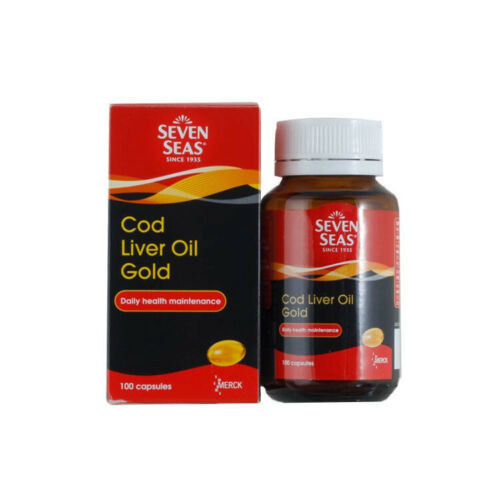 2 X 100 Capsule Seven Seas Cod liver fish oil Gold - $22.37