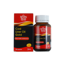 2 X 100 Capsule Seven Seas Cod liver fish oil Gold - £17.99 GBP