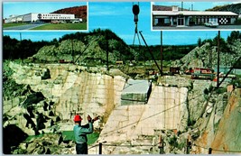 Aerial View Postcard Rock of Ages Granite Quarry Barre Vermont - £4.64 GBP