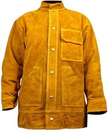Leather Welding Jacket, Leather Welding Clothes, Welding Jacket Cowhide ... - $2,177.80 MXN