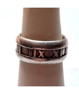 TIFFANY & CO. 925 STERLING SILVER ATLAS  BAND  RING SIZE 7 SKY - $193.05