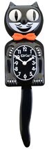 Classic Black Kit-Cat Klock OrangeBow  (15.5″ high) - $78.95