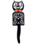 Classic Black Kit-Cat Klock OrangeBow  (15.5″ high) - $78.95