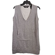 Norma Kamala Revolve Gray Sleeveless Sweatshirt Vest Tunic Top Medium - £26.10 GBP
