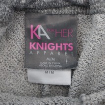 Knights Apparel Shorts Womens M Gray Mid Rise Elastic Waist Activewear B... - £17.84 GBP
