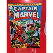 Captain Marvel #24 (1973) Bronze 1st App Dr. Mynde, Gil Kane Battle Cove... - $12.97