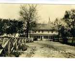 Farmhouse Soldiers Club Real Photo Postcard Camp Dix New Jersey 1920&#39;s - £43.27 GBP