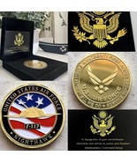 U S AIR FORCE F-117 NIGHTHAWK  Challenge Coin With Retirement Award - $46.60 CAD