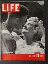Life Magazine July 4, 1938 - West Point Wedding - Train Wreck - Lauren Ford 1222 - £7.83 GBP