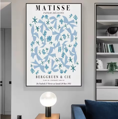 Digital 5 Poster Art Boho Room Modern illustration Colorful Design Wall ... - £11.23 GBP