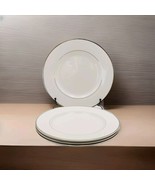 Mikasa Cameo Platinum Dinner Plates 10 3/4&quot; HK301 Set 4 - $49.99
