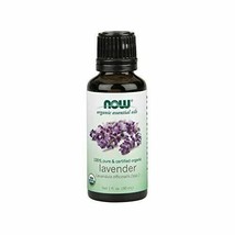 NEW Now Organic Lavender Oil Pure Certified Soothing Aromatheraphy Scent... - £19.76 GBP