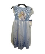 NEW Disney Princess Frozen Elsa Blue Nightgown Sleep Gown Pajama Costume... - $14.24