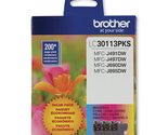 Brother Printer LC30113PKS 3-Pack Standard Cartridges Yield Up To 200 Pa... - £31.44 GBP