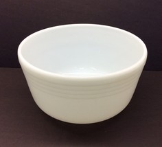 Vintage Pyrex White Milk Glass #20 Mixer Mixing Bowl Ribbed 8.5 Inch Dia... - $11.95