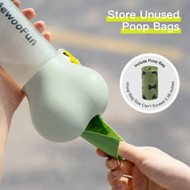 Mewoofun 2-In-1 Pet Water Bottle And Food Dispenser With Poop Bag Storage - £23.94 GBP