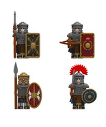 4Pcs Roman Warriors Minifigures Roman Auxiliary Legions Crossbowman Mini... - $26.86 CAD