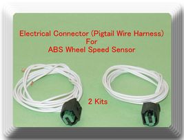 2x Connector ofABS Wheel Seed Sensor Rear L&amp;R Fit Armada 13-15 Pathfinder 14-15 - £14.15 GBP