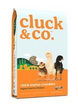 Cluck &amp; Co. 3007240-303 Organic Chick Starter Crumbles Poultry Feed, 25 ... - $46.15