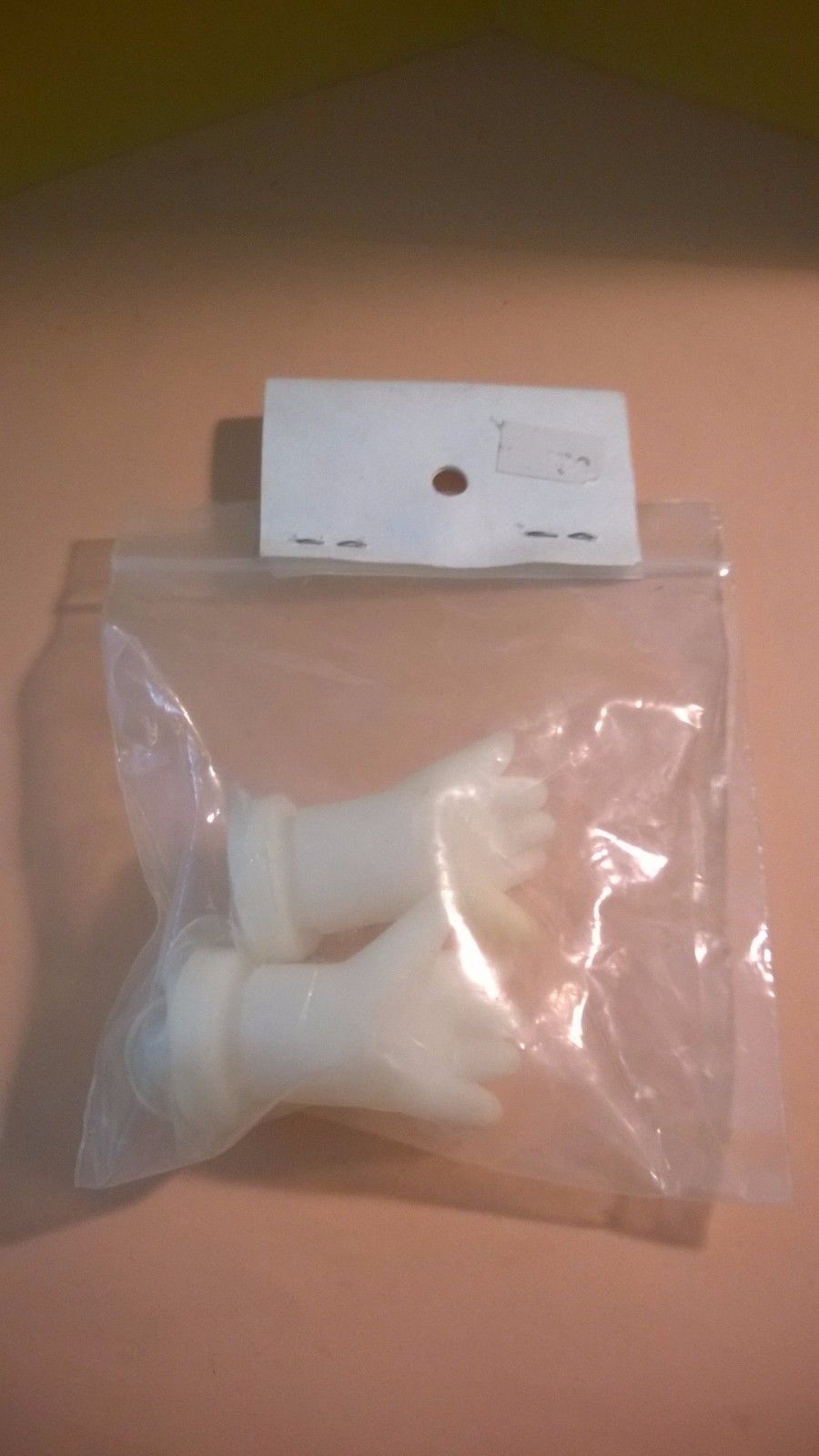 1 3/4&quot; White Colored Rubber Doll Hands Doll Making (New) - $1.70