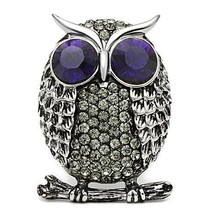 TK399 - High polished (no plating) Stainless Steel Ring with Top Grade C... - $430.70 MXN