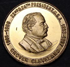 Grover Clevelend 22&amp;24th President Bronze Medallion~Old Grover~Man Of De... - £5.46 GBP