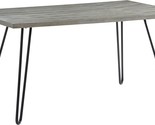 Black/Light Gray Lexicon Loupe Dining Table. - $181.96