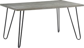 Black/Light Gray Lexicon Loupe Dining Table. - £129.05 GBP