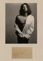 Michael Hutchence Signed Autographed Card &amp; Photo - Inxs w/COA - £597.26 GBP