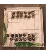 Hen-Feathers Golf Checkers Tic-Tac-Toe Set 12" x 12" Double Sided Board - $28.28