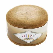 20% Wool 80% Acrylic Soft Yarn Alize Angora Gold Ombre Batik 1skn 150gr 902yds T - £9.34 GBP