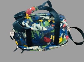 KATE SPADE Weekend Traveller 17&quot; Bag Canvas Floral Expandable Bottom - $1,200.32 MXN