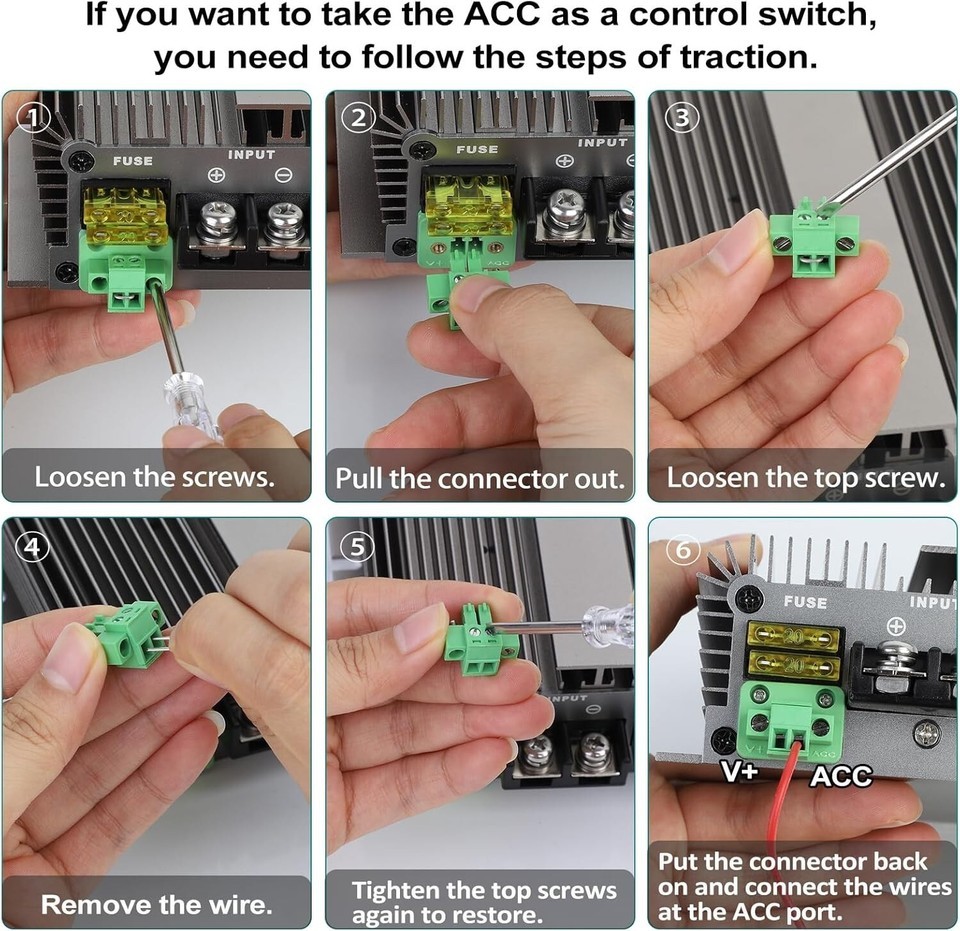 Efficient 600W High Power Buck Converter for 48V/60V/72V Systems - Easy Install Item image 8